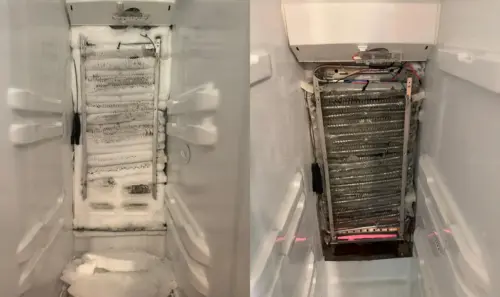 before and after refrigerator repair Baltimore