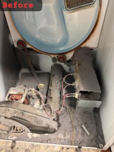 before dryer is fixed