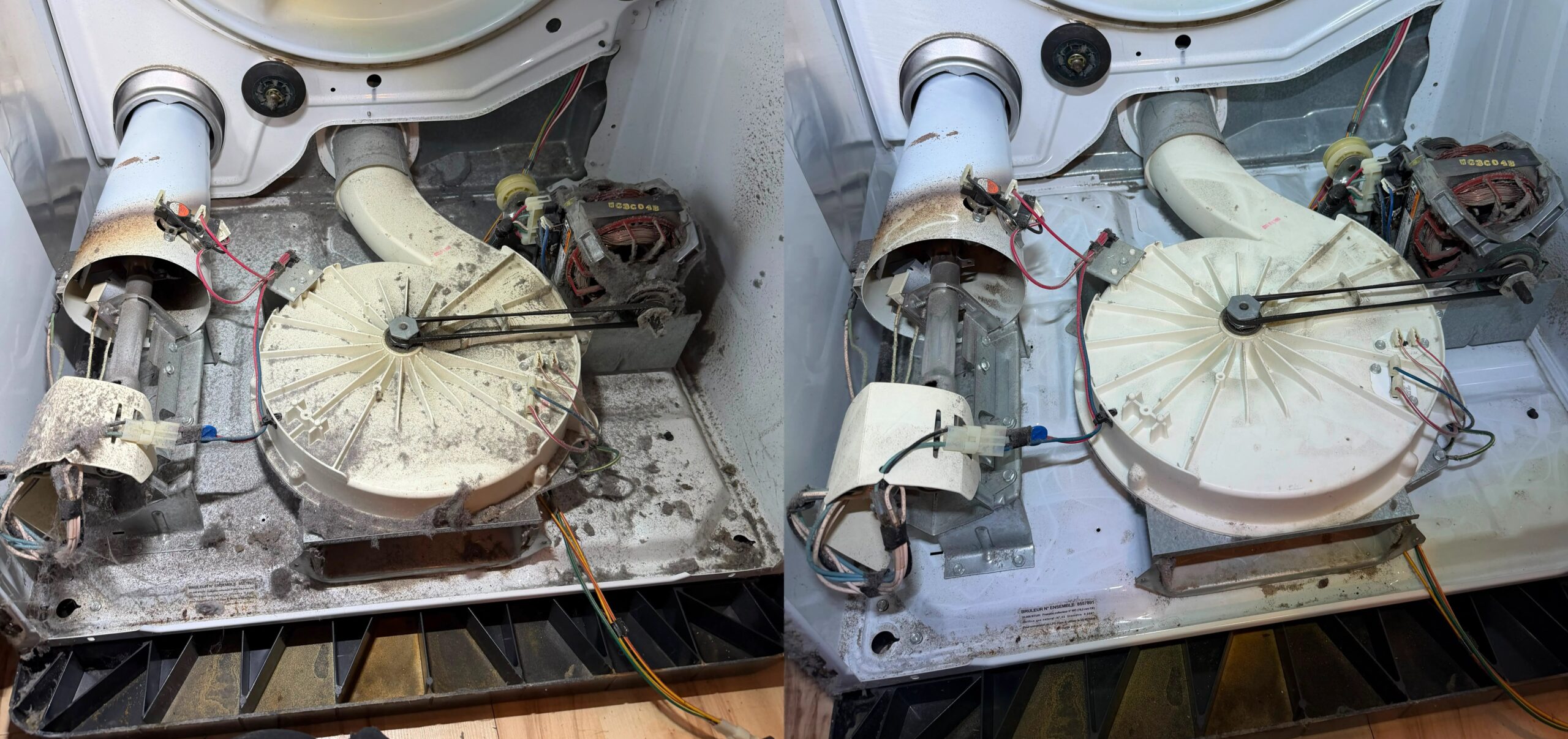 Before & After – Maytag Gas Dryer Repair Before & After – Maytag Gas Dryer Repair