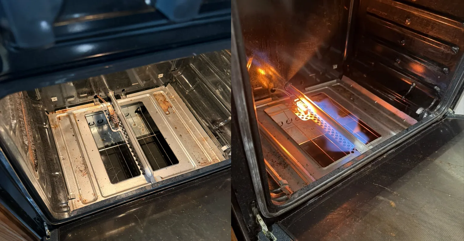 Before & After – Maytag Gas Stove Repair